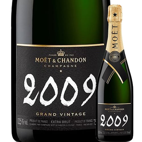 モエ・エ・シャンドン・グラン・ヴィンテージ モエ･エ･シャンドン 2009年 フランス シャンパーニュ シャンパン・白 辛口 750ml