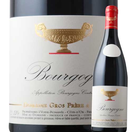 ブルゴーニュ・ルージュ グロ・フレール・エ・スール 2022年 フランス ブルゴーニュ 赤ワイン ミディアムボディ 750ml