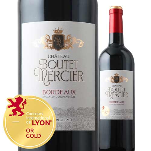 シャトー・ブテ・メルシエ 2022年 フランス ボルドー 赤ワイン フルボディ 750ml
