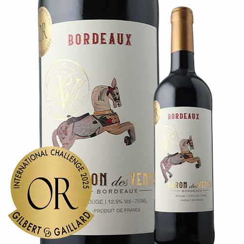 バロン・デ・ヴァン 2024年 フランス ボルドー赤ワイン フルボディ 750ml