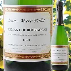 クレマン・ド・ブルゴーニュ・ブリュット ドメーヌ・ジャン・マルク・ピヨ NV フランス ブルゴーニュ スパークリングワイン・白 辛口 750ml