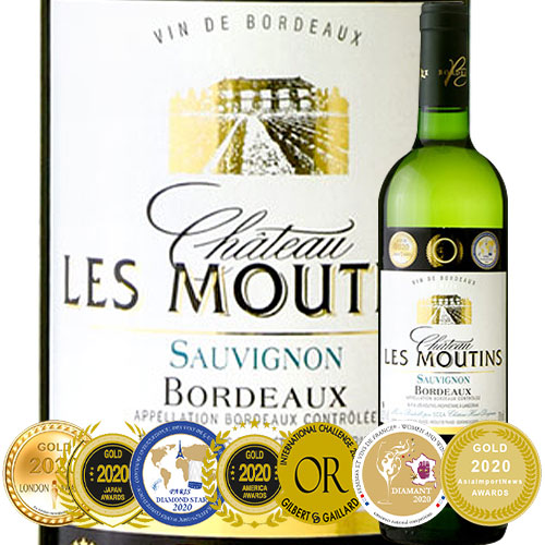 シャトー・レ・ムータン・ブラン 2019年 フランス ボルドー 白ワイン 辛口 750ml