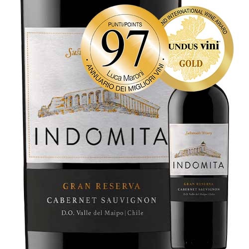 グラン・レゼルバ　カベルネ・ソーヴィニヨン ヴィーニャ・インドミタ　2022年 チリ マイポ・ヴァレー 赤ワイン フルボディ 750ml