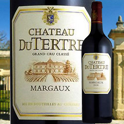 シャトー・デュ・テルトル 2017年 フランス ボルドー マルゴー 赤ワイン フルボディ 750ml