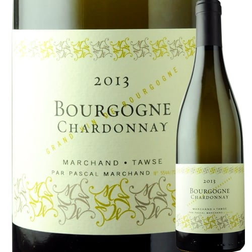 ブルゴーニュ・シャルドネ パスカル・マルシャン 2013年 フランス ブルゴーニュ 白ワイン 辛口 750ml