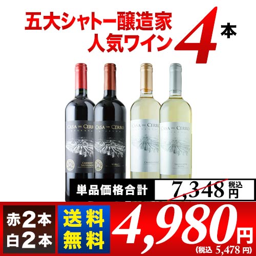 ヴィニャ・マーティーお試し4本セット（赤2本＆白2本）送料無料 ワインセット