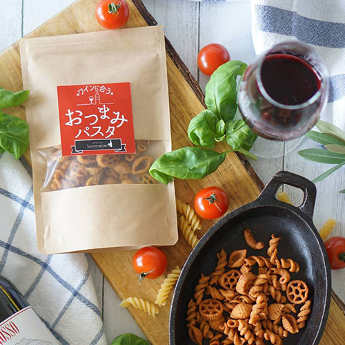 おつまみパスタ トマトバジル味 25g 日本【食品】【おつまみ】
