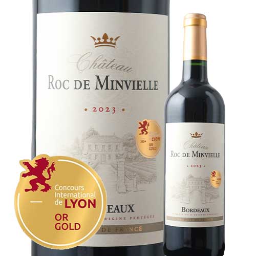 シャトー・ロック・ド・マンヴィエル 2023年 フランス ボルドー赤ワイン フルボディ 750ml