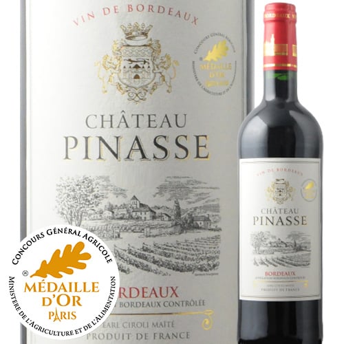 シャトー・ピナス 2019年 フランス ボルドー 赤ワイン フルボディ 750ml