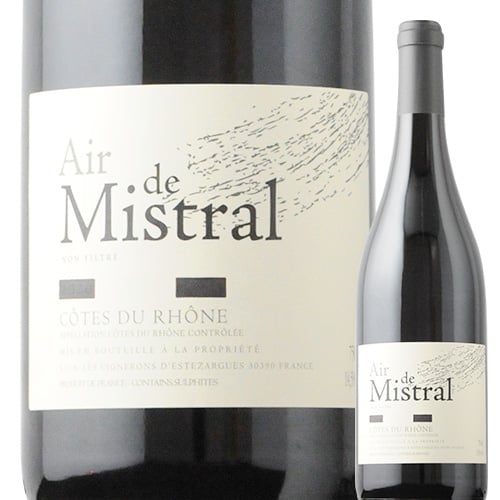 コート・デュ・ローヌ・エール・ド・ミストラル・ルージュ カーヴ・デステザルグ 2022年 フランス ローヌ 赤ワイン フルボディ 750ml
