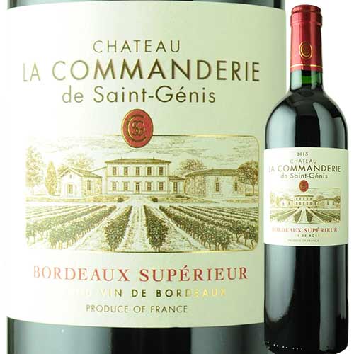 シャトー・ラ・コマンドリー・ド・サン・ジェニ 2015年 フランス ボルドー 赤ワイン フルボディ 750ml