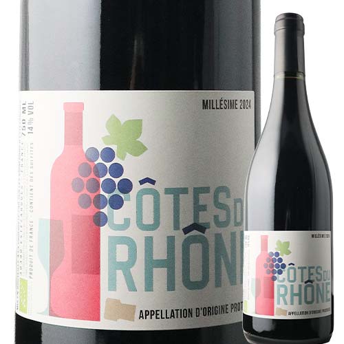コート・デュ・ローヌ・ルージュ カーヴ・デステザルグ 2024年 フランス ローヌ 赤ワイン フルボディ 750ml