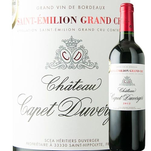 シャトー・カペ・デュヴェルジェ UDPサン・テミリオン 2019年 フランス ボルドー 赤ワイン フルボディ 750ml