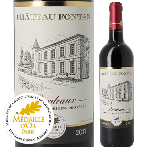 シャトー・フォンタン 2017年 フランス ボルドー 赤ワイン フルボディ 750ml