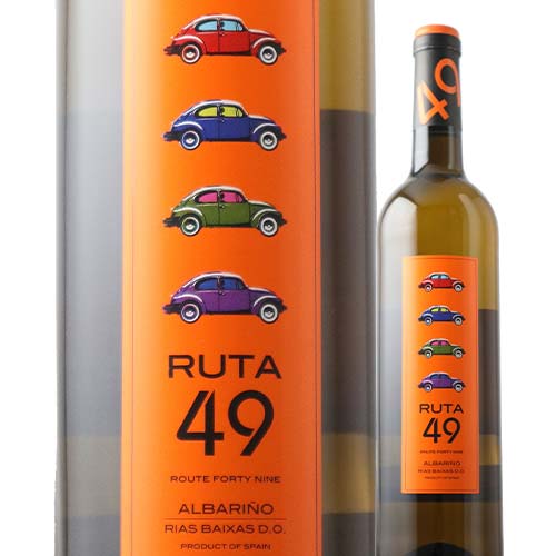 ルータ49 ヴィニャ・カルティン 2023年 スペイン ガリシア 白ワイン 辛口 750ml