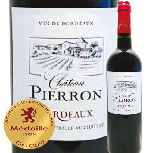 シャトー・ピエロン 2018年 フランス ボルドー 赤ワイン フルボディ 750ml