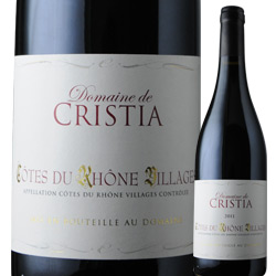 【店内全品33%OFFクーポン配布中!】コート・デュ・ローヌ・ヴィラージュ ドメーヌ・ド・クリスティア 2013年 フランス ローヌ 赤ワイン フルボディ 750ml