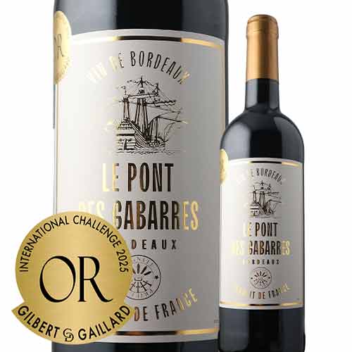 ル・ポン・デ・ガバレ 2024年 フランス ボルドー赤ワイン フルボディ 750ml