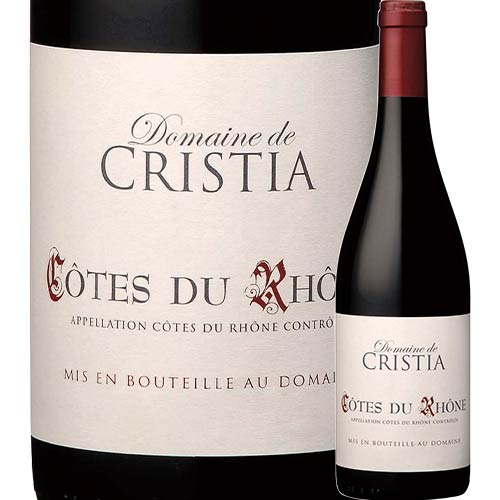 コート・デュ・ローヌ・ルージュ ドメーヌ・ド・クリスティア 2022年 フランス ローヌ 赤ワイン フルボディ 750ml