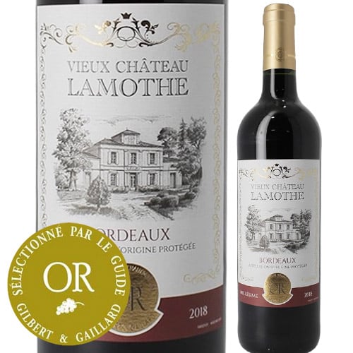 ヴュー・シャトー・ラモット 2018年 フランス ボルドー 赤ワイン フルボディ 750ml