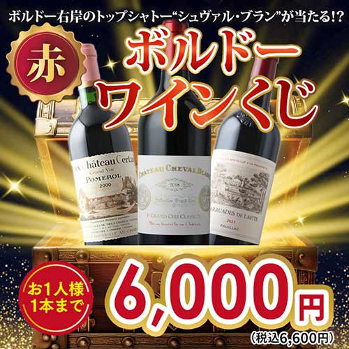 【WEB限定】数量・期間限定ボルドーワインくじ(赤ワイン)